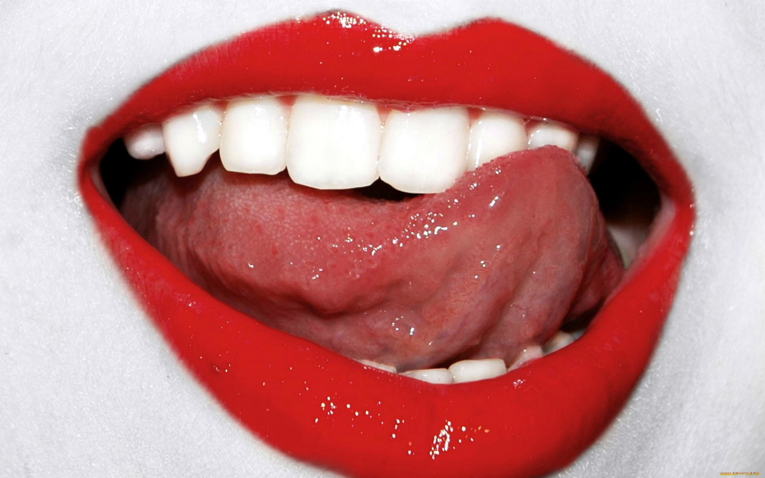 Сперва рот. Губы зубы язык. Губы с высунутым языком. Губы с языком.